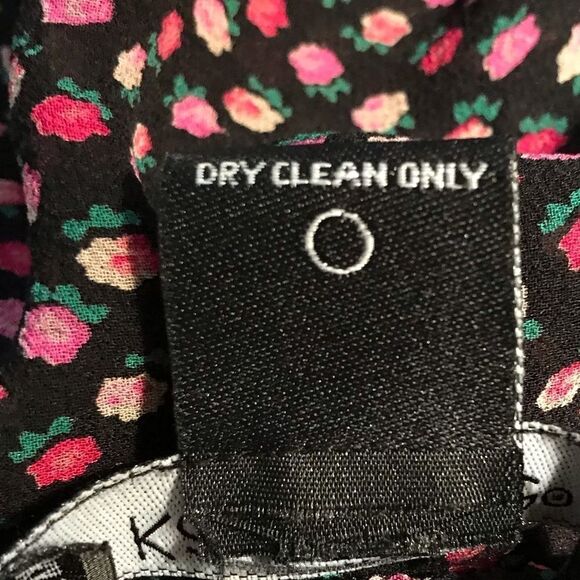 Karen Kane 100% Silk Boho Floral Lace Bell Sleeve Blouse | Size S - Picture 11 of 11